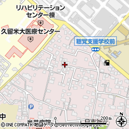 福岡県久留米市高良内町2890周辺の地図