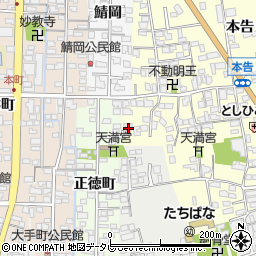 佐賀県小城市本告1165-2周辺の地図