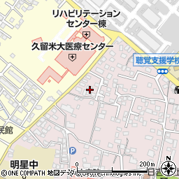 福岡県久留米市高良内町2888周辺の地図