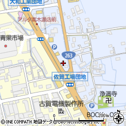 株式会社高崎総合コンサルタント　佐賀支店周辺の地図