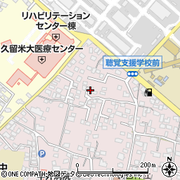 福岡県久留米市高良内町2890-10周辺の地図