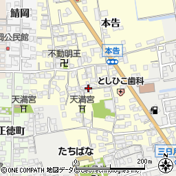 佐賀県小城市本告1120-42周辺の地図