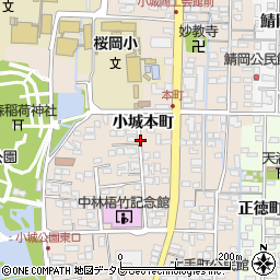 岡山神社周辺の地図