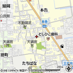 佐賀県小城市本告1120-26周辺の地図