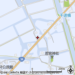 佐賀県神埼市神埼町姉川1600周辺の地図