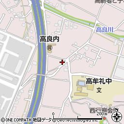 福岡県久留米市高良内町3103周辺の地図
