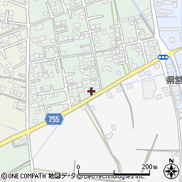 福岡県久留米市津福本町1688-33周辺の地図