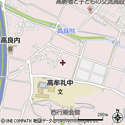 福岡県久留米市高良内町2556-24周辺の地図