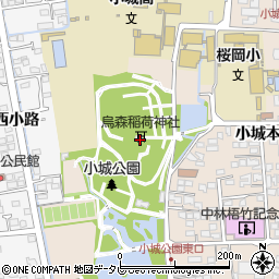 烏森稲荷神社周辺の地図