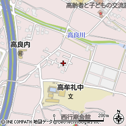 福岡県久留米市高良内町2556周辺の地図