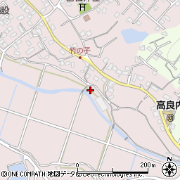 福岡県久留米市高良内町1100周辺の地図
