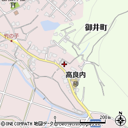 福岡県久留米市高良内町1213周辺の地図