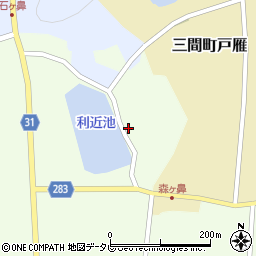 愛媛県宇和島市三間町務田255周辺の地図