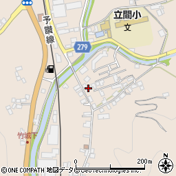 愛媛県宇和島市吉田町立間2885周辺の地図