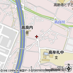 福岡県久留米市高良内町2558-7周辺の地図