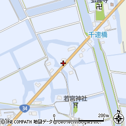 佐賀県神埼市神埼町姉川1580周辺の地図