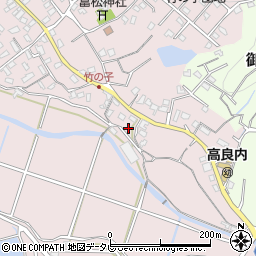 福岡県久留米市高良内町1107周辺の地図