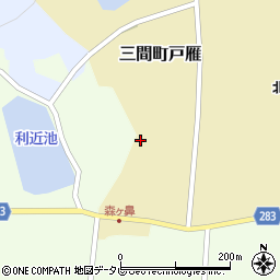 愛媛県宇和島市三間町戸雁周辺の地図