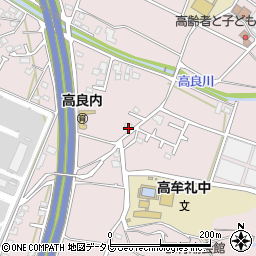 福岡県久留米市高良内町2560周辺の地図