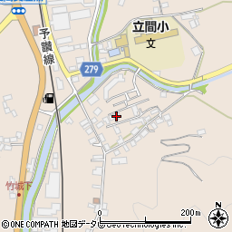 愛媛県宇和島市吉田町立間2734周辺の地図