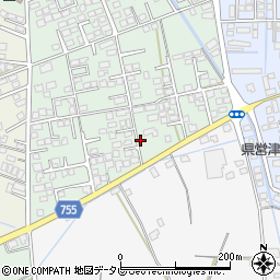 福岡県久留米市津福本町1688-106周辺の地図