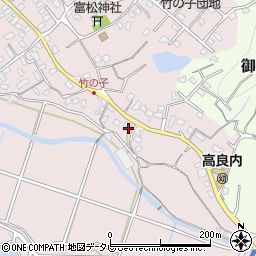 福岡県久留米市高良内町1108周辺の地図