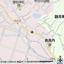 福岡県久留米市高良内町1196周辺の地図