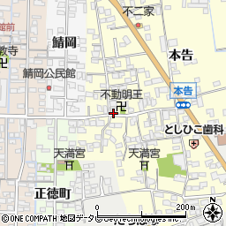 佐賀県小城市本告890周辺の地図