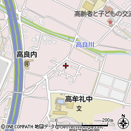 福岡県久留米市高良内町2556-3周辺の地図