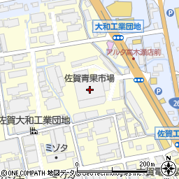 株式会社佐賀青果市場周辺の地図