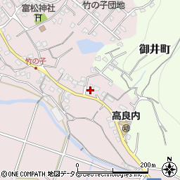 福岡県久留米市高良内町1202周辺の地図