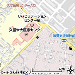 福岡県久留米市高良内町2884周辺の地図