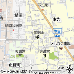 佐賀県小城市本告875-1周辺の地図
