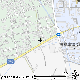 福岡県久留米市津福本町1688-160周辺の地図