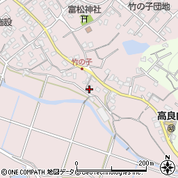 福岡県久留米市高良内町1109周辺の地図