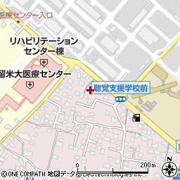 福岡県久留米市高良内町2894周辺の地図