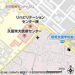 福岡県久留米市高良内町2883周辺の地図