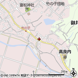 福岡県久留米市高良内町1194周辺の地図