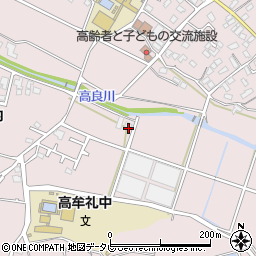 福岡県久留米市高良内町2521周辺の地図