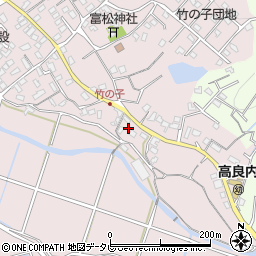 福岡県久留米市高良内町1112-2周辺の地図