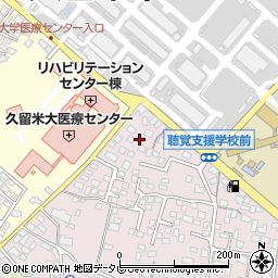 福岡県久留米市高良内町2883-10周辺の地図