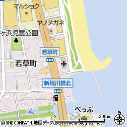 海 REX HOTEL 別府周辺の地図
