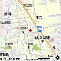 佐賀県小城市本告892周辺の地図