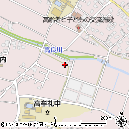 福岡県久留米市高良内町2529周辺の地図