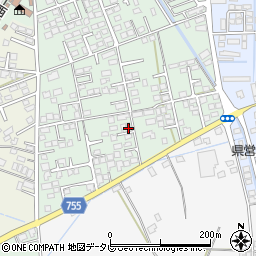福岡県久留米市津福本町1688周辺の地図