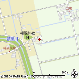 佐賀県小城市立物427-3周辺の地図