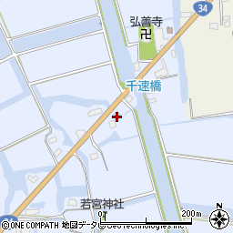 佐賀県神埼市神埼町姉川1518周辺の地図