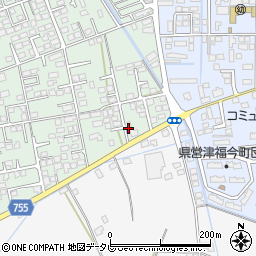 福岡県久留米市津福本町1688-147周辺の地図