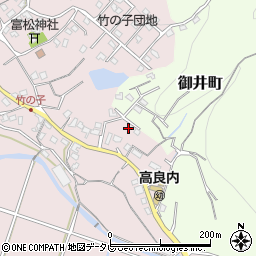 福岡県久留米市高良内町1200-12周辺の地図