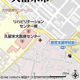 福岡県久留米市高良内町2883-13周辺の地図